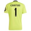 Maglia da Calcio Portiere Real Madrid Courtois 1 Alternativa 2024-25 per Uomo